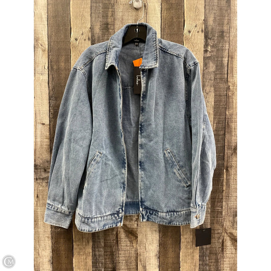 Jacket Denim By Lulus In Blue Denim, Size: Xs