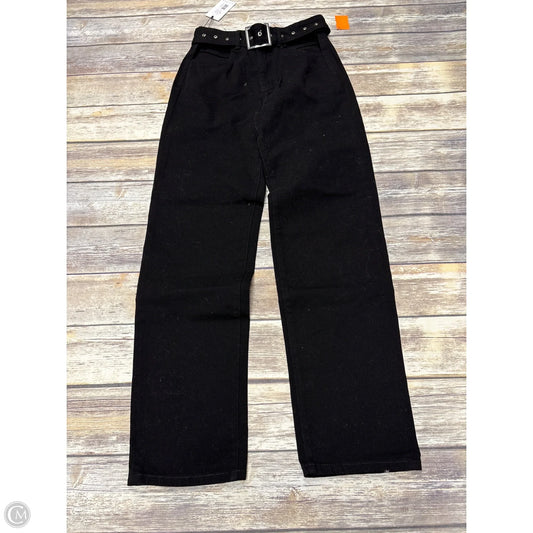 Jeans Straight By Cmb In Black Denim, Size: 0