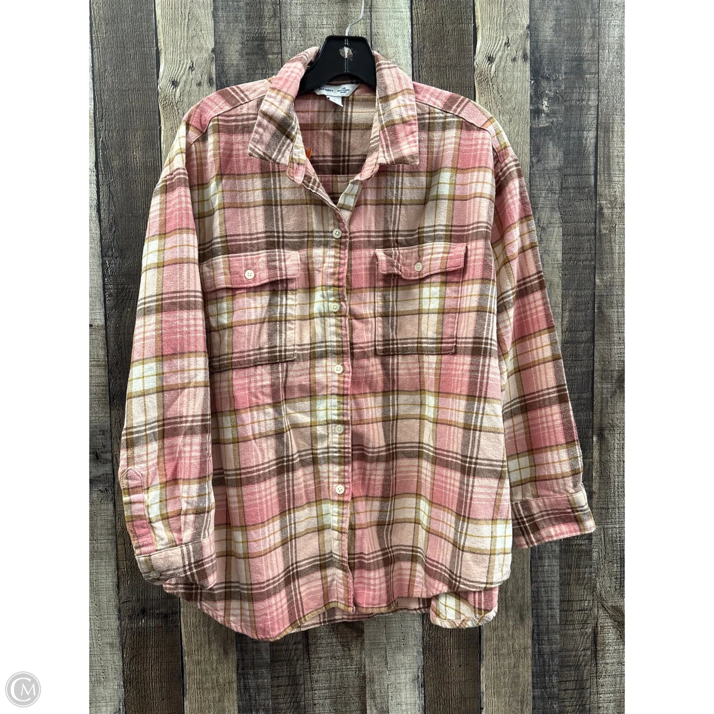 Top Long Sleeve By Old Navy In Pink, Size: Xl