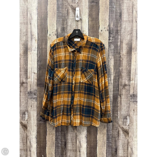 Top Long Sleeve By Maurices In Multi-colored, Size: Xxl