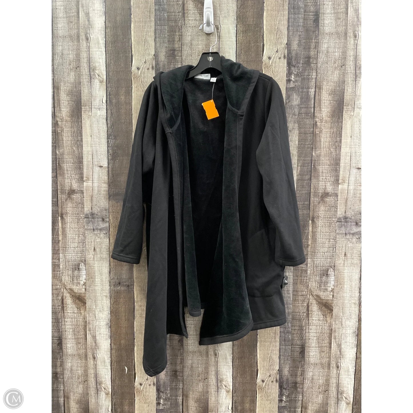 Jacket Fleece By D&co. In Black, Size: 1x