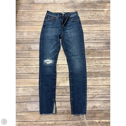 Jeans Straight By Loft In Blue Denim, Size: 2