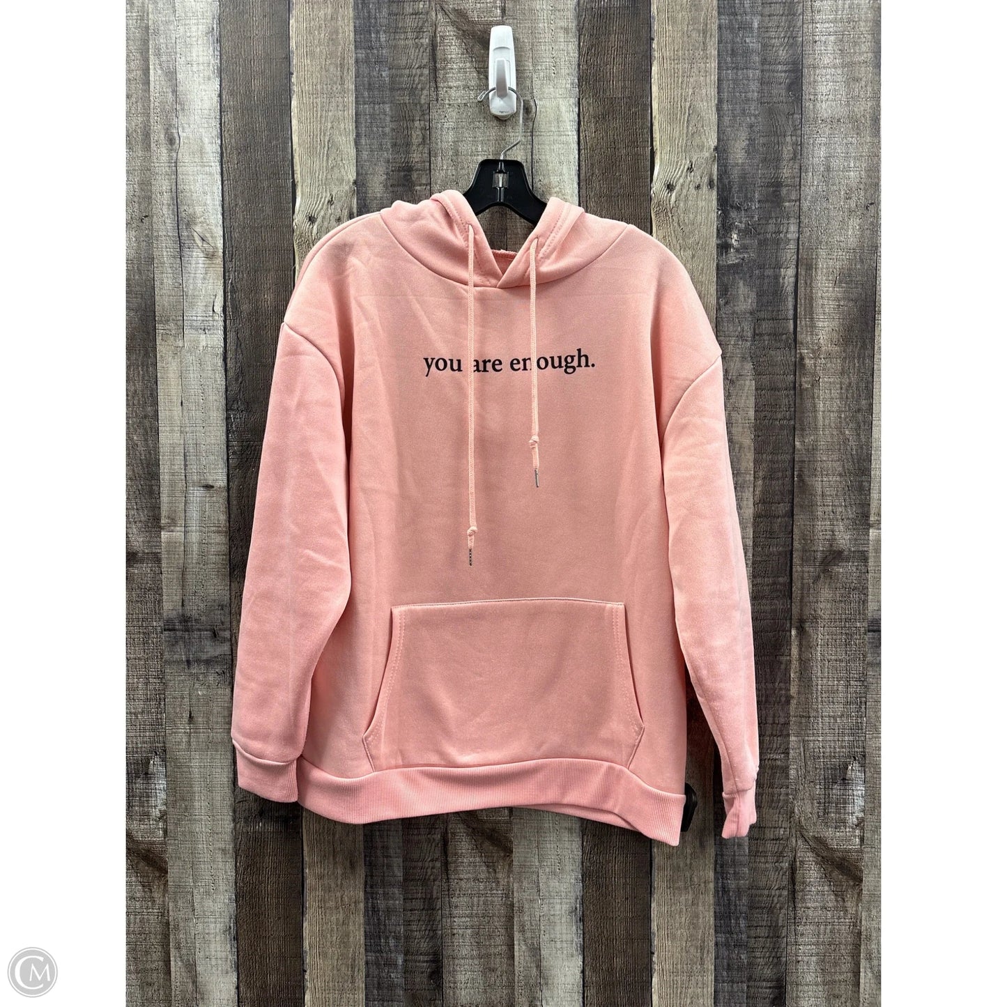 Sweatshirt Hoodie By Cmf In Pink, Size: L