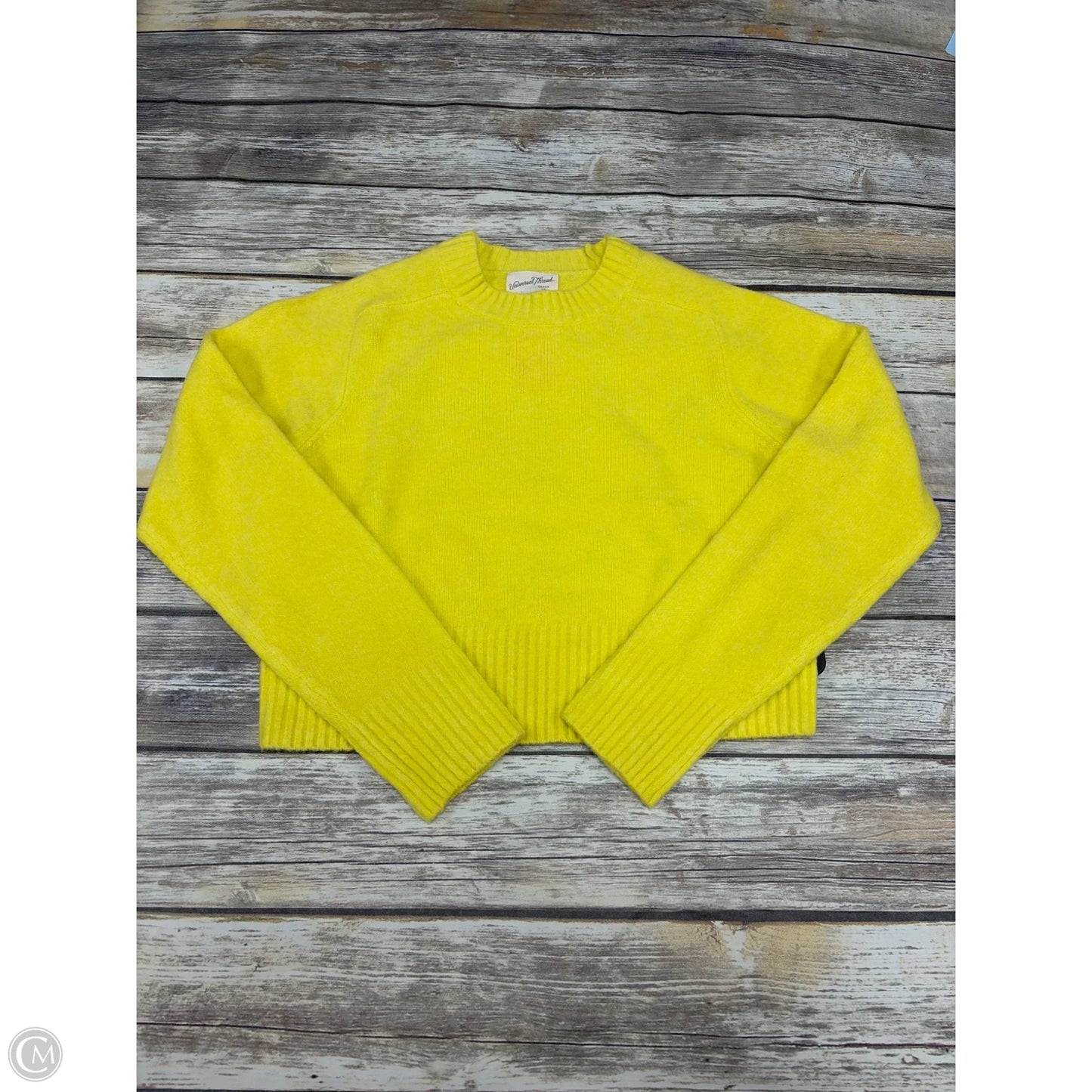 Sweater By Universal Thread In Yellow, Size: S