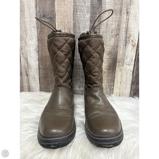 Boots Designer By Coach In Brown, Size: 11
