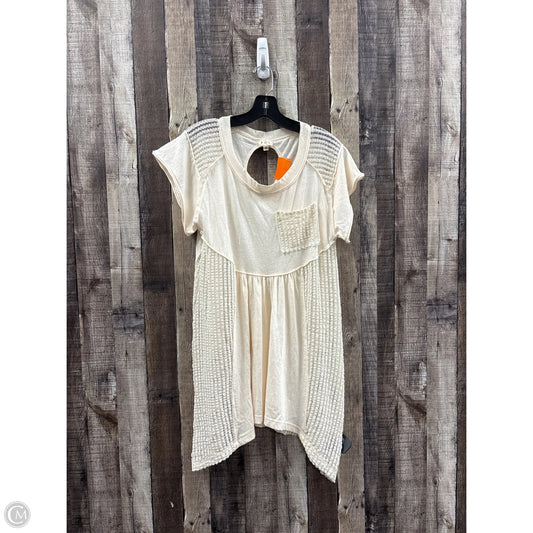 Dress Casual Short By Pol In Ivory, Size: S