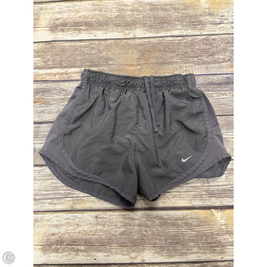 Athletic Shorts By Nike In Grey, Size: S