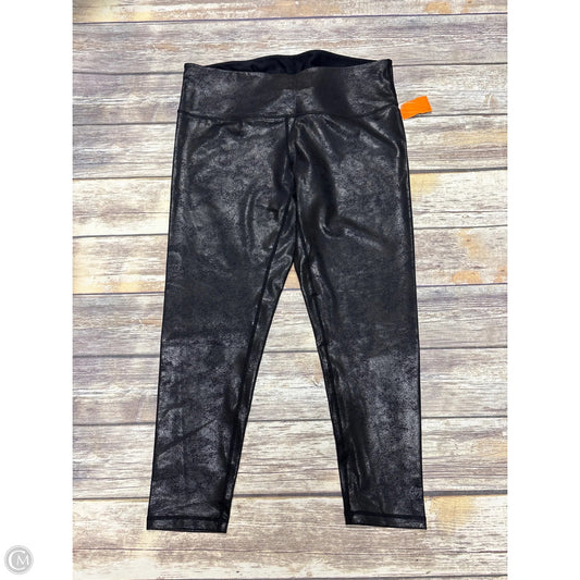 Athletic Leggings By Zella In Black, Size: L
