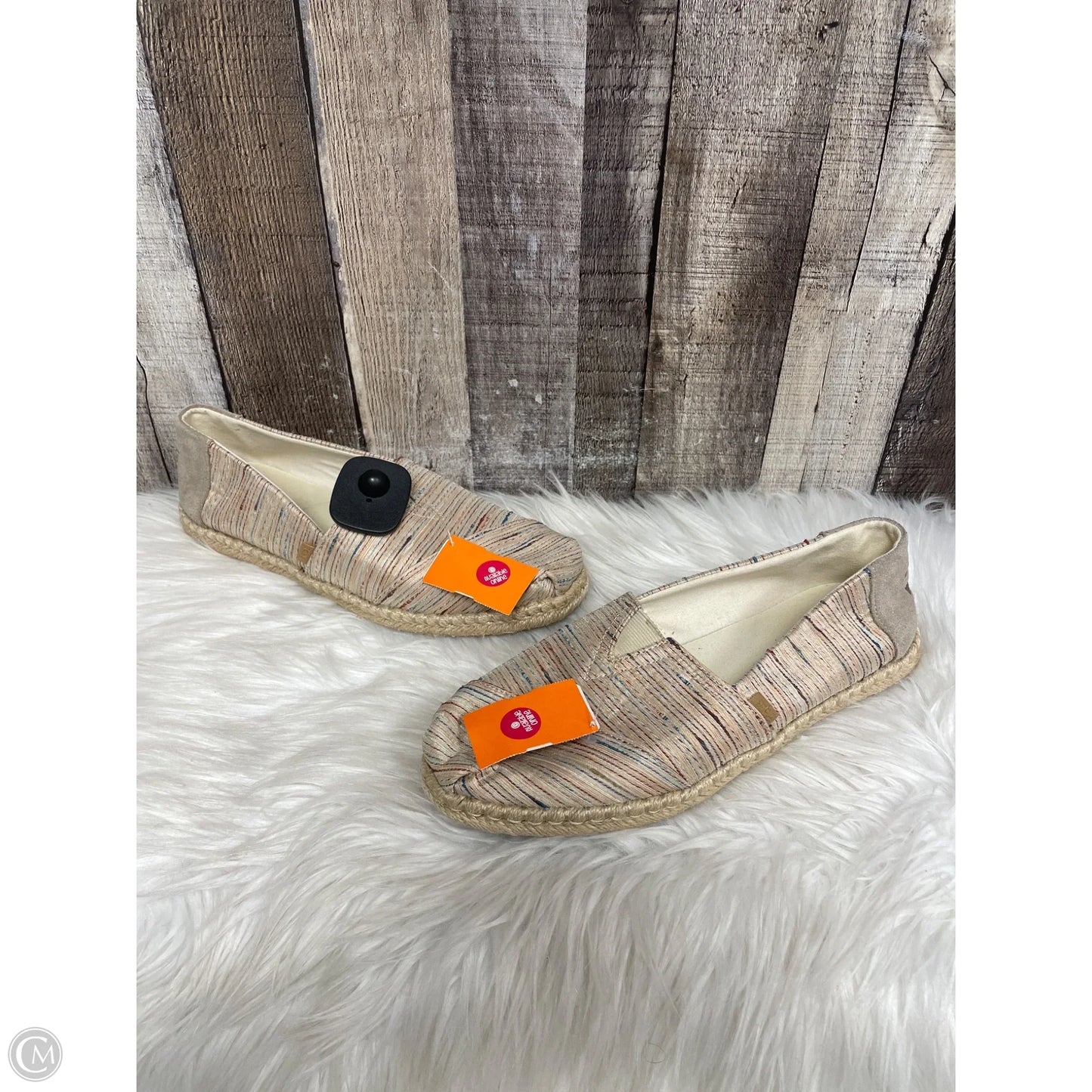 Shoes Flats By Toms In Tan, Size: 10