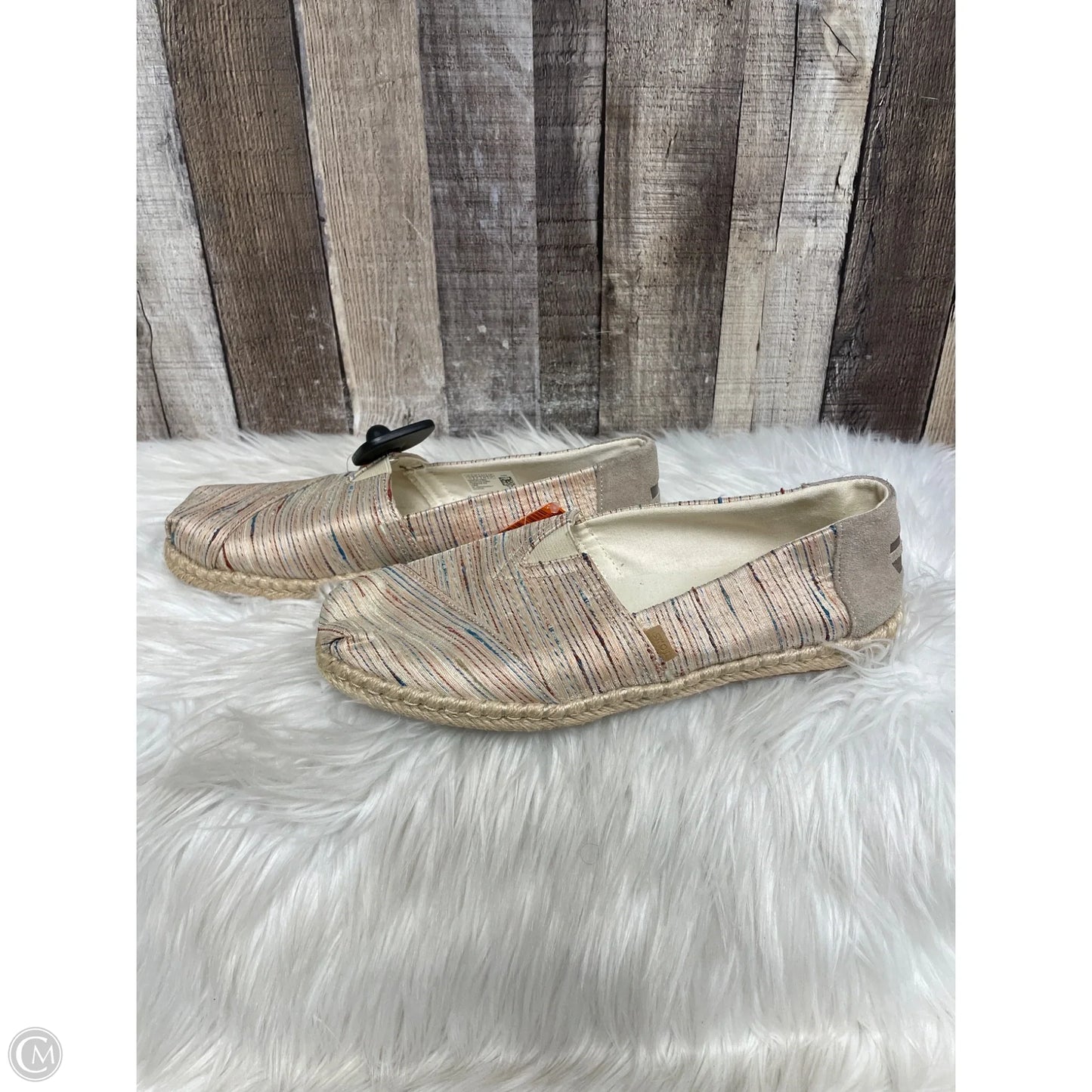 Shoes Flats By Toms In Tan, Size: 10