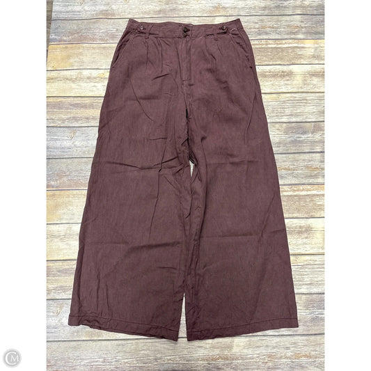 Pants Wide Leg By Madewell In Brown, Size: 12
