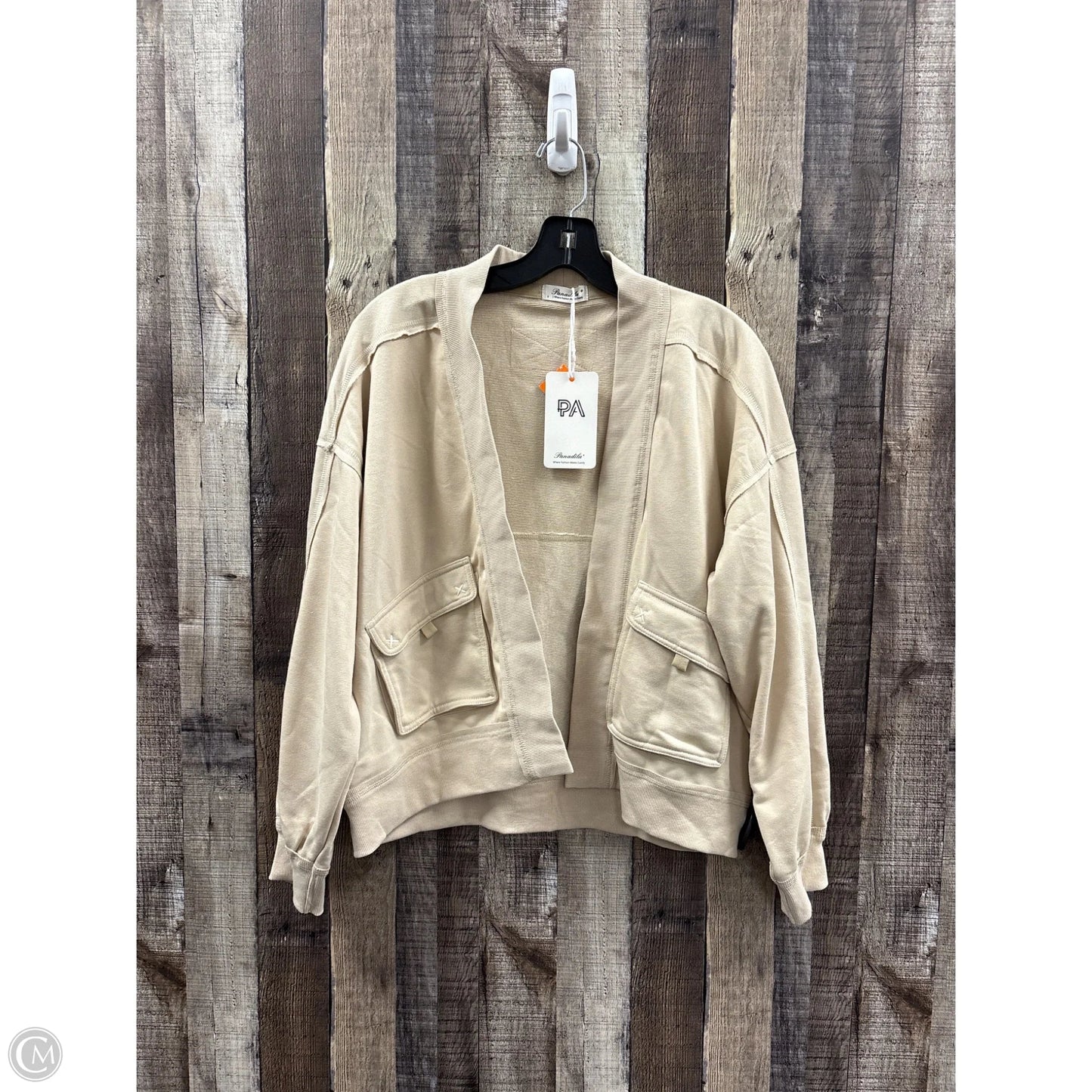 Jacket Other By Clothes Mentor In Tan, Size: S