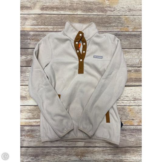 Jacket Fleece By Columbia In Cream, Size: S