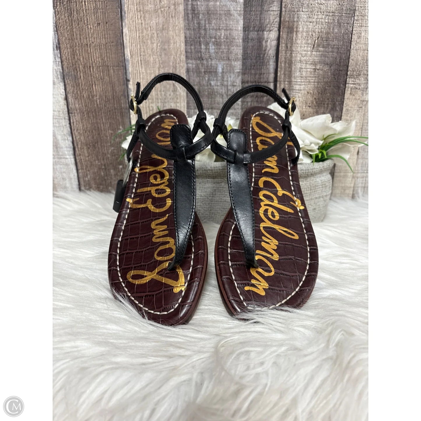 Sandals Flats By Sam Edelman In Brown, Size: 7