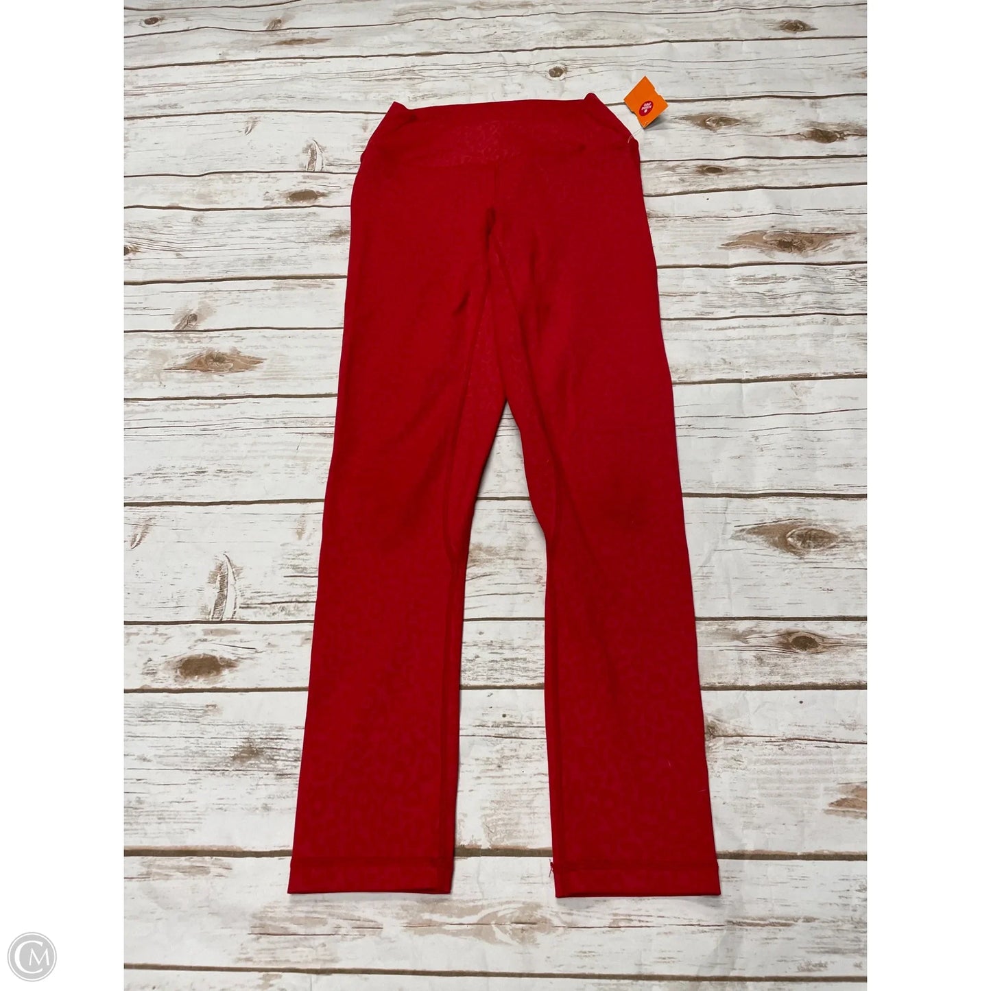 Athletic Leggings By Zyia In Red, Size: 4