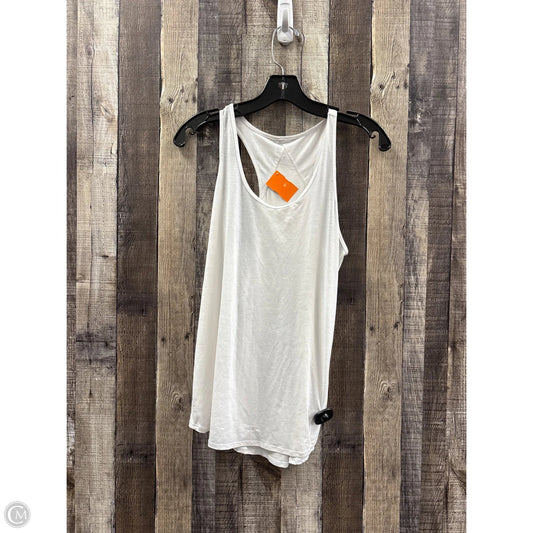 Athletic Tank Top By Lululemon In White, Size: M