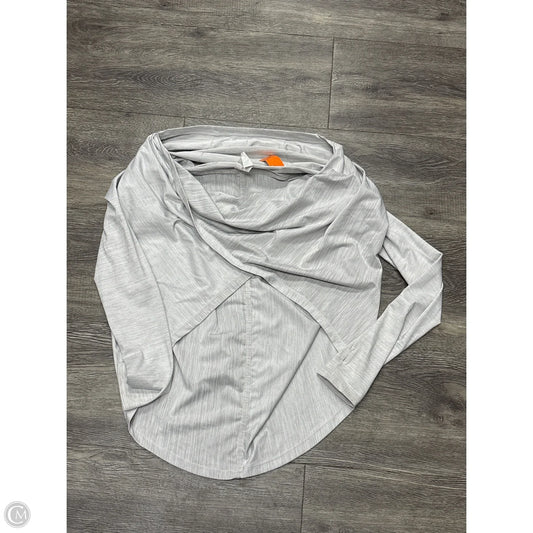 Athletic Top Long Sleeve Crewneck By Zyia In Grey, Size: S