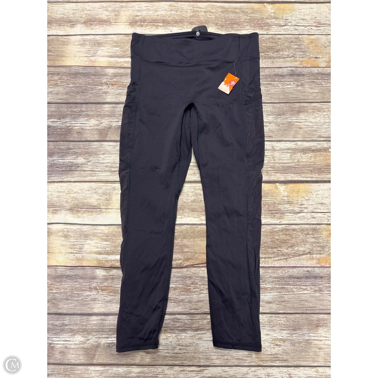 Athletic Leggings By Fabletics In Grey, Size: L