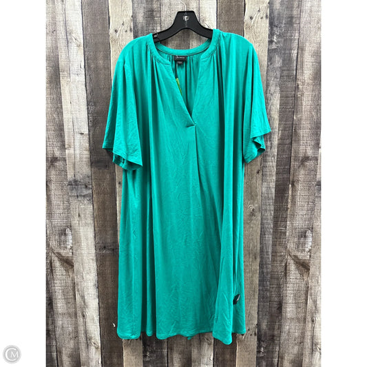 Dress Casual Midi By J. Jill In Green, Size: Xl