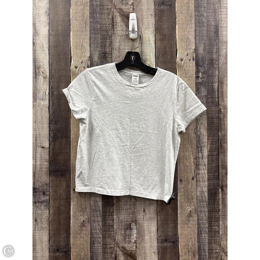 Top Short Sleeve By Pink In Grey, Size: Xs