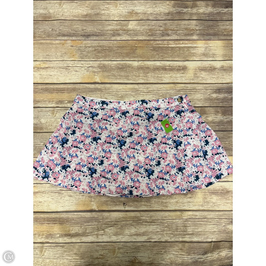 Athletic Skort By Puma In Floral Print, Size: Xxl