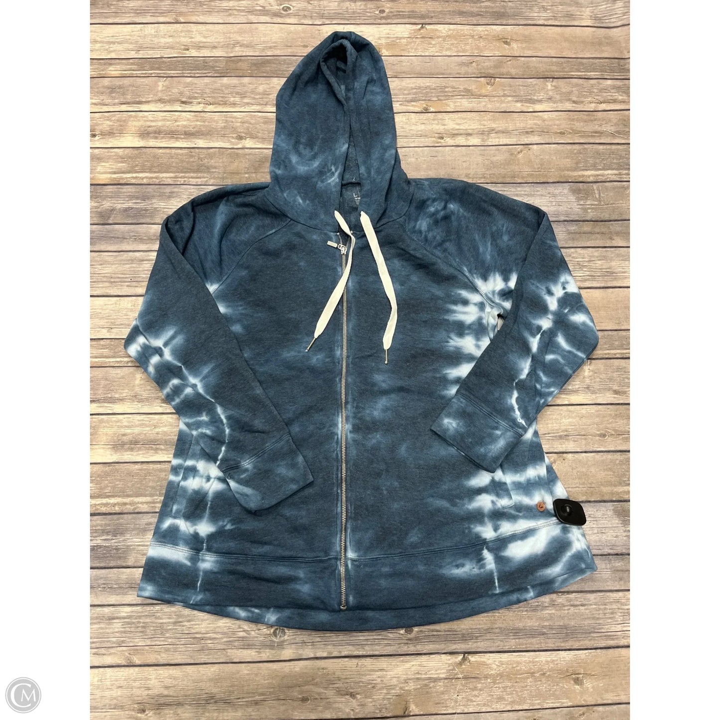 Athletic Jacket By Livi Active In Tie Dye Print, Size: 18