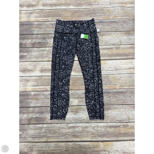 Athletic Leggings By Athleta In Black & White, Size: S