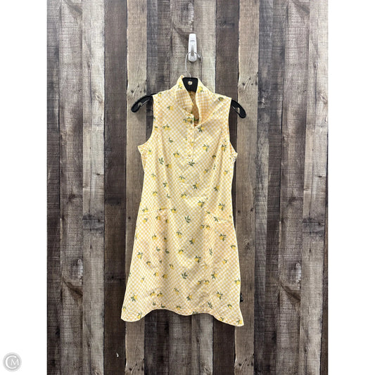 Athletic Dress By Puma In Yellow, Size: Xs
