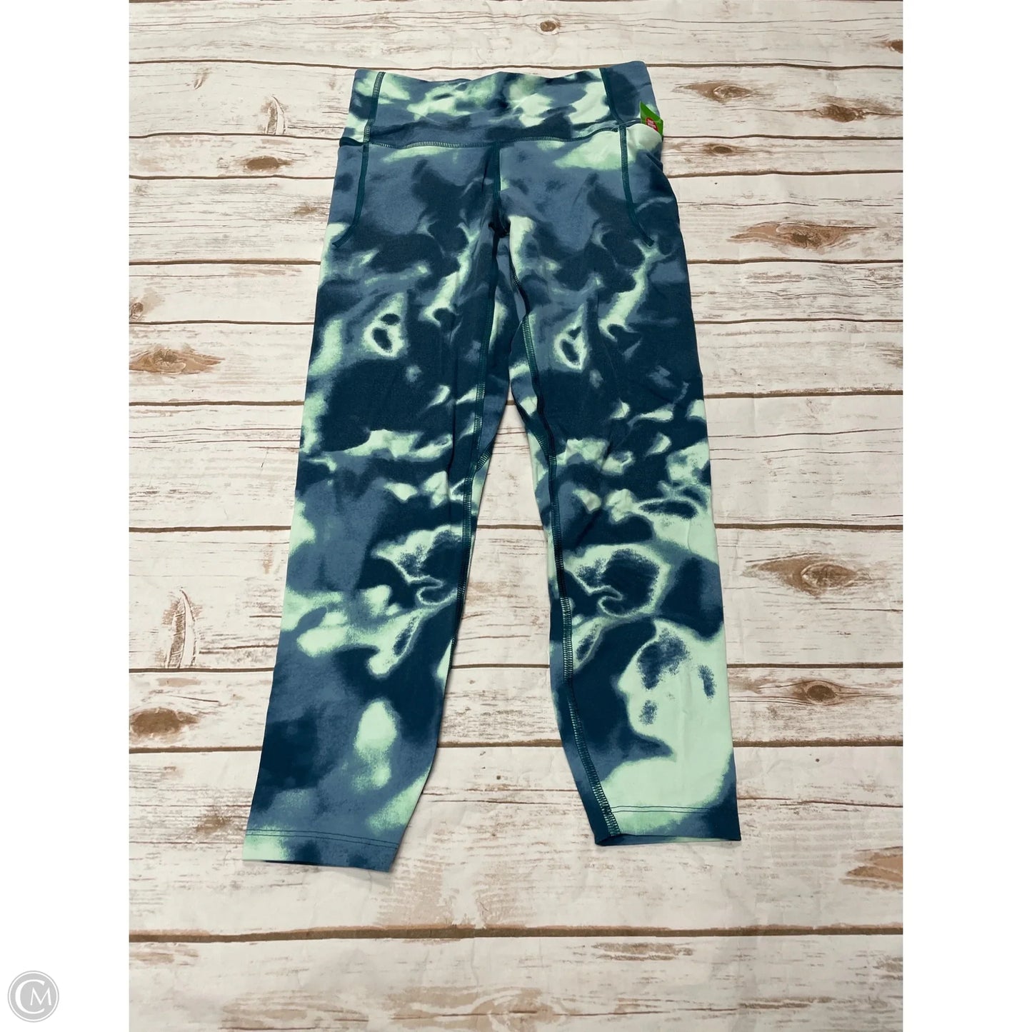 Athletic Leggings By Under Armour In Tie Dye Print, Size: S