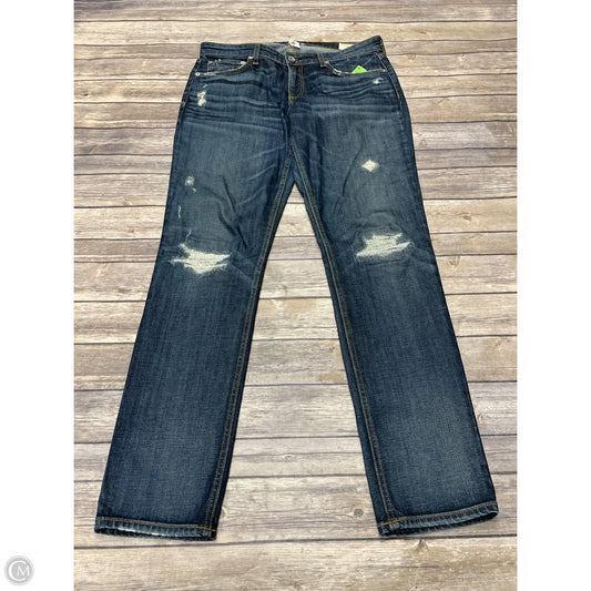 Jeans Straight By Rag And Bone In Blue Denim, Size: 6
