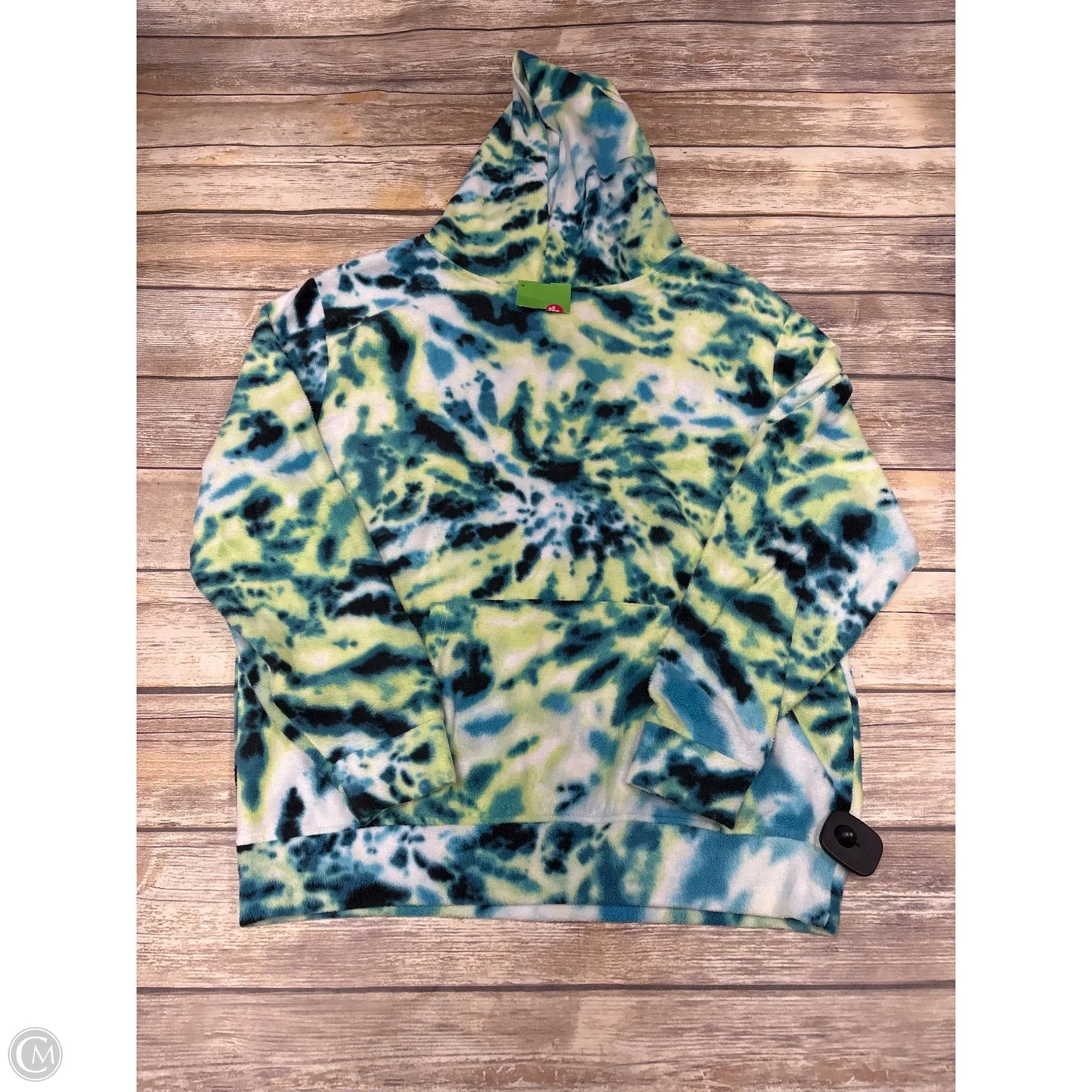 Sweatshirt Hoodie By Cme In Tie Dye Print, Size: M