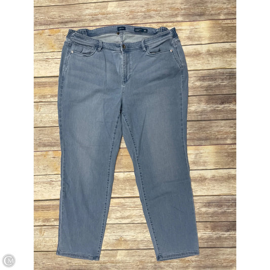 Jeans Cropped By J. Jill In Blue Denim, Size: 20