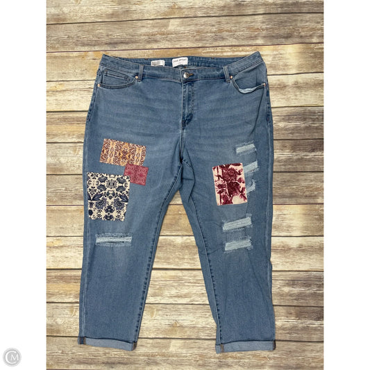 Jeans Boyfriend By Lane Bryant In Blue Denim, Size: 22