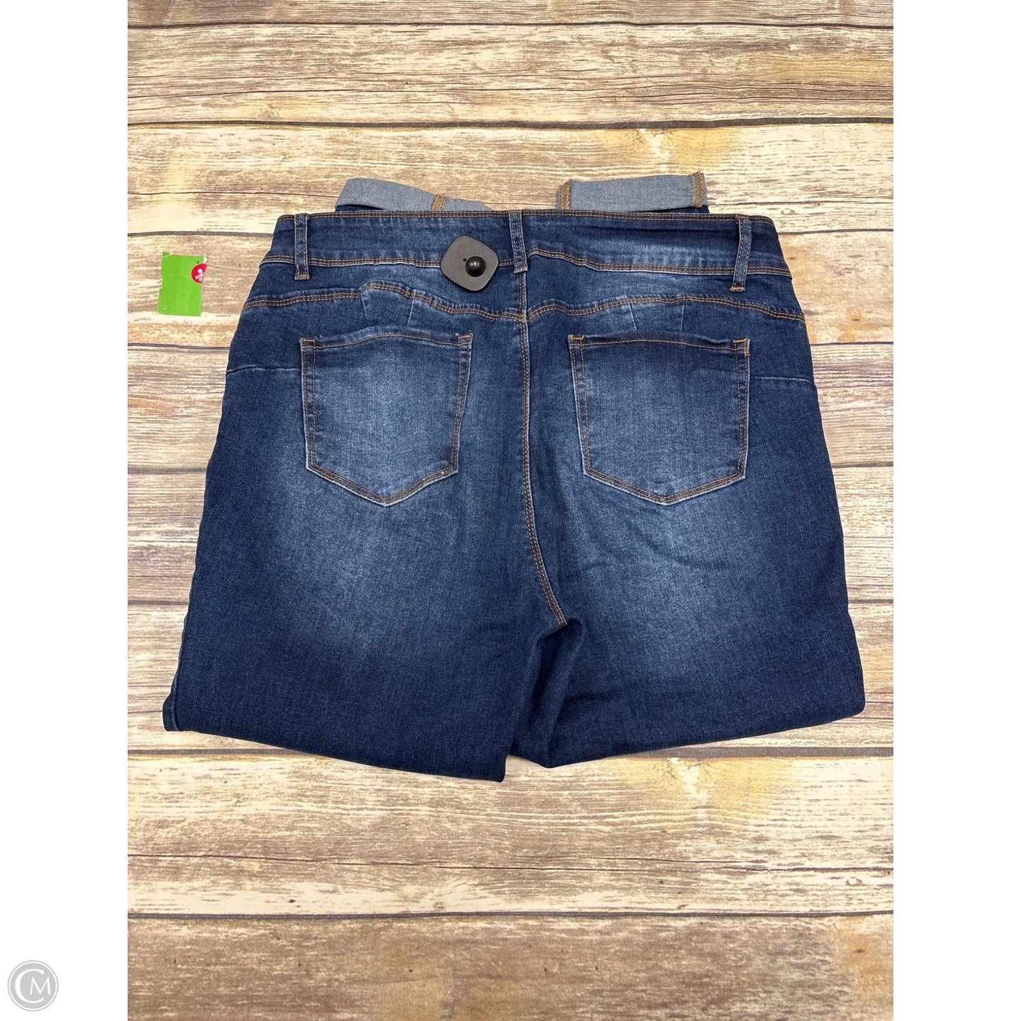 Jeans Straight By Cme In Blue Denim, Size: 16