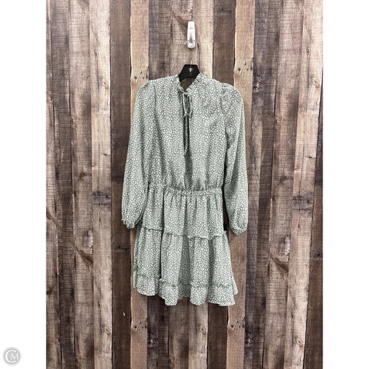 Dress Casual Short By Btfbm In Green & White, Size: S