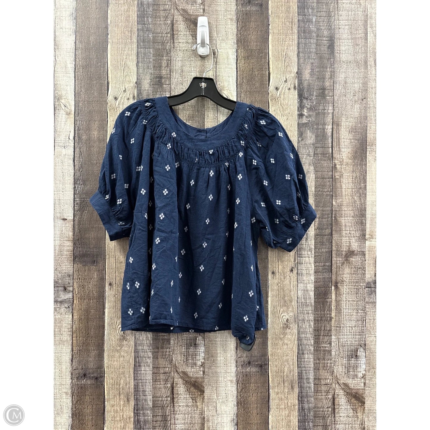 Top Short Sleeve By J. Crew In Blue, Size: M