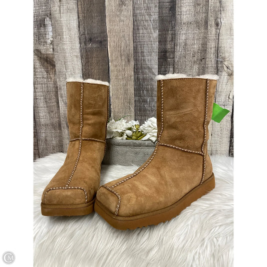 Boots Designer By Ugg In Tan, Size: 7