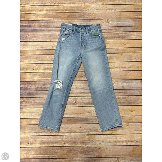 Jeans Straight By Gap In Blue Denim, Size: 2