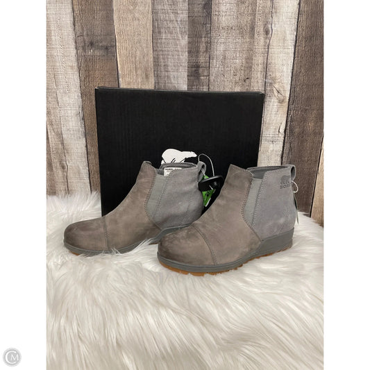 Boots Ankle Heels By Toms In Taupe, Size: 6.5