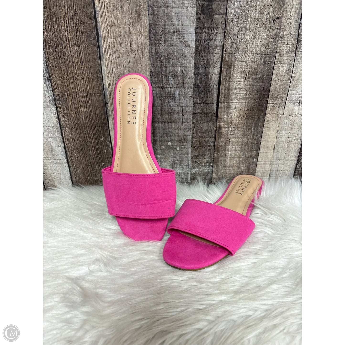 Sandals Flats By Cme In Pink, Size: 9.5