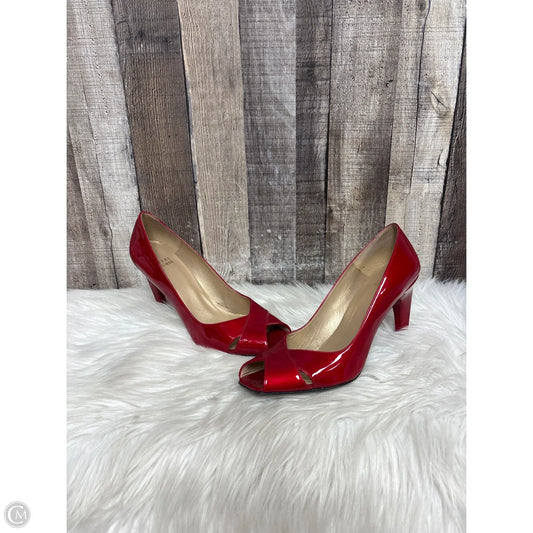 Shoes Designer By Stuart Weitzman In Red, Size: 9