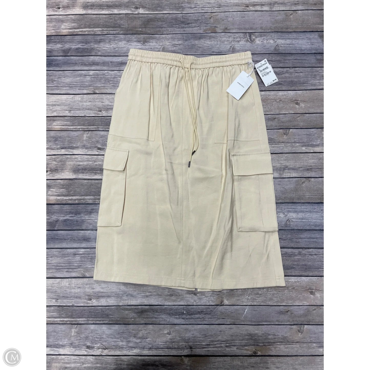 Skirt Midi By Nordstrom In Ivory, Size: M