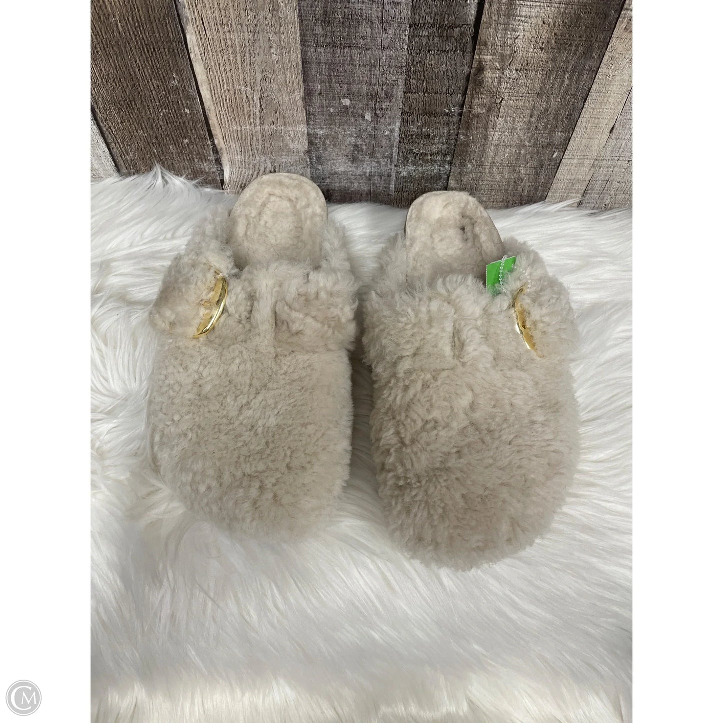 Shoes Flats By Birkenstock In Beige, Size: 9