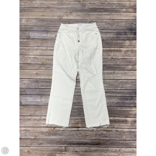 Jeans Straight By Time And Tru In White, Size: 0