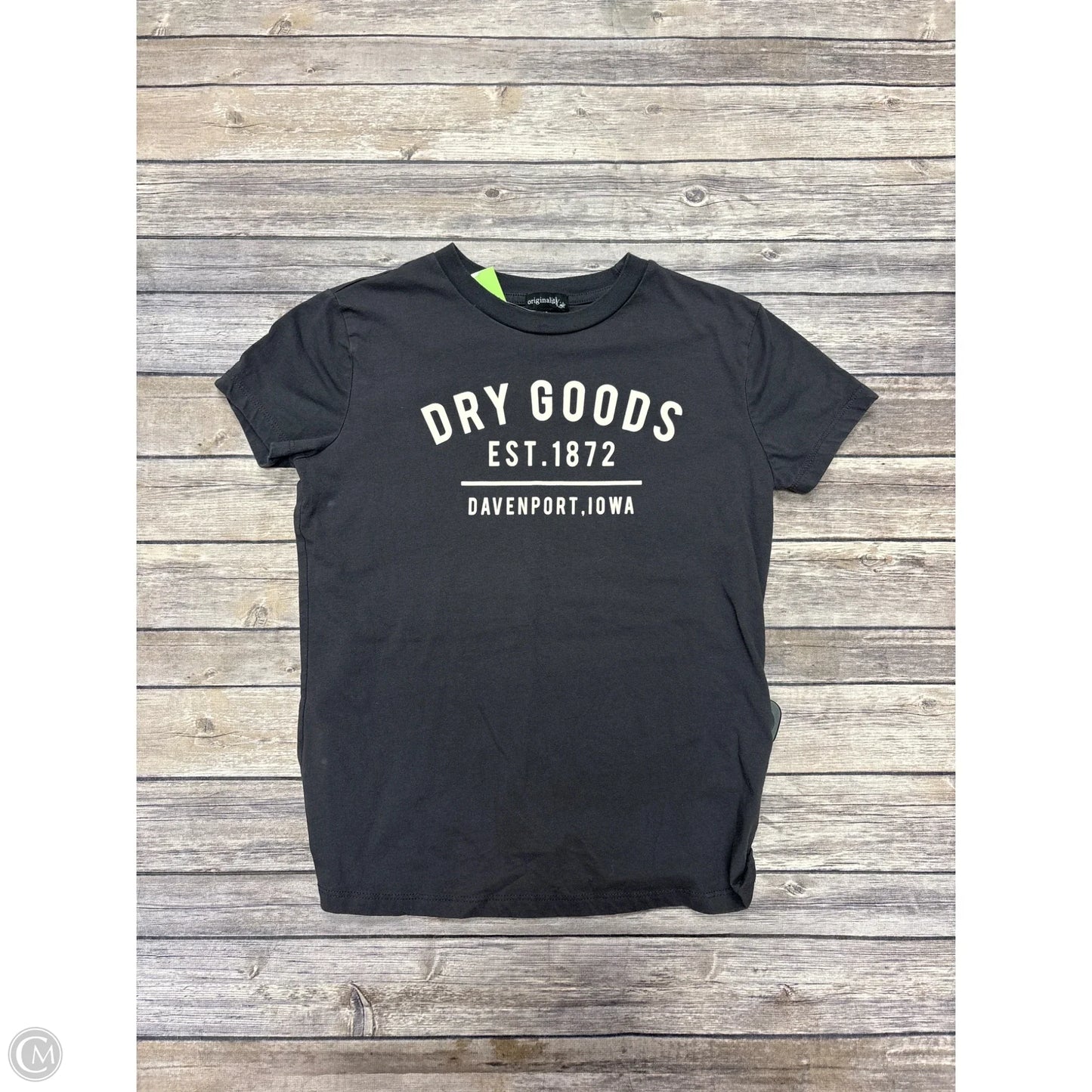 Top Short Sleeve By Originality In Grey, Size: Xs