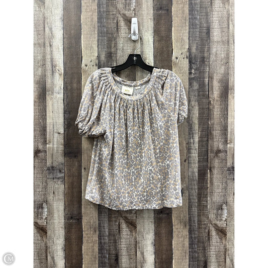 Top Short Sleeve By Maeve In Multi-colored, Size: Xs