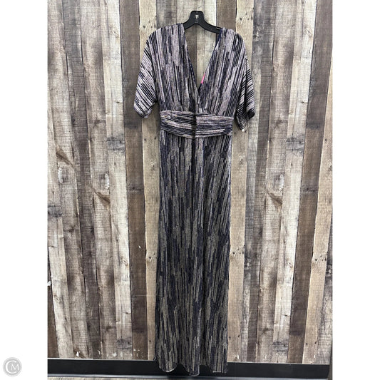 Dress Designer By Lilly Pulitzer In Blue & Silver, Size: L