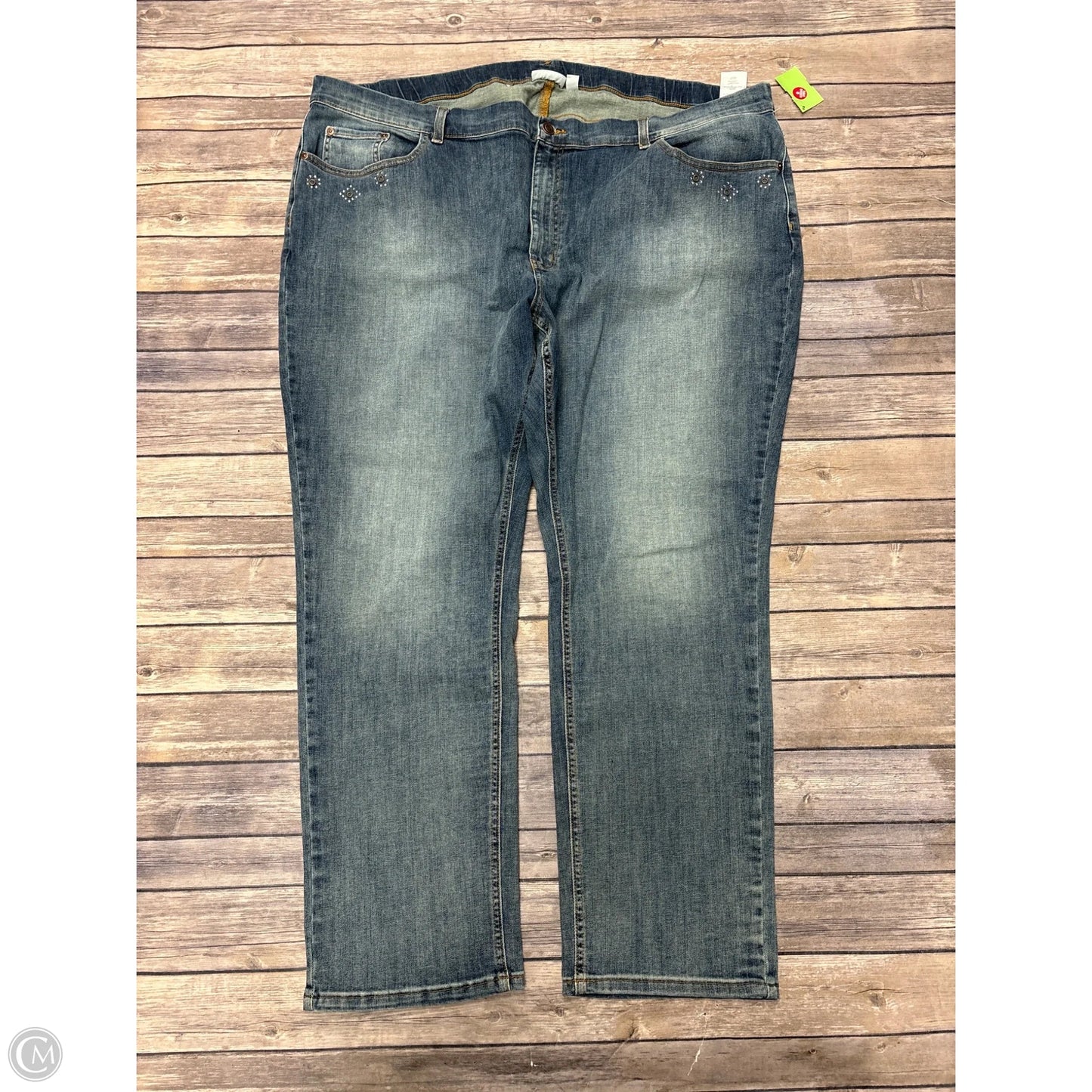 Jeans Straight By Cme In Blue Denim, Size: 26