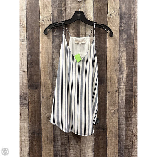 Top Sleeveless By Loft In Striped Pattern, Size: Xs