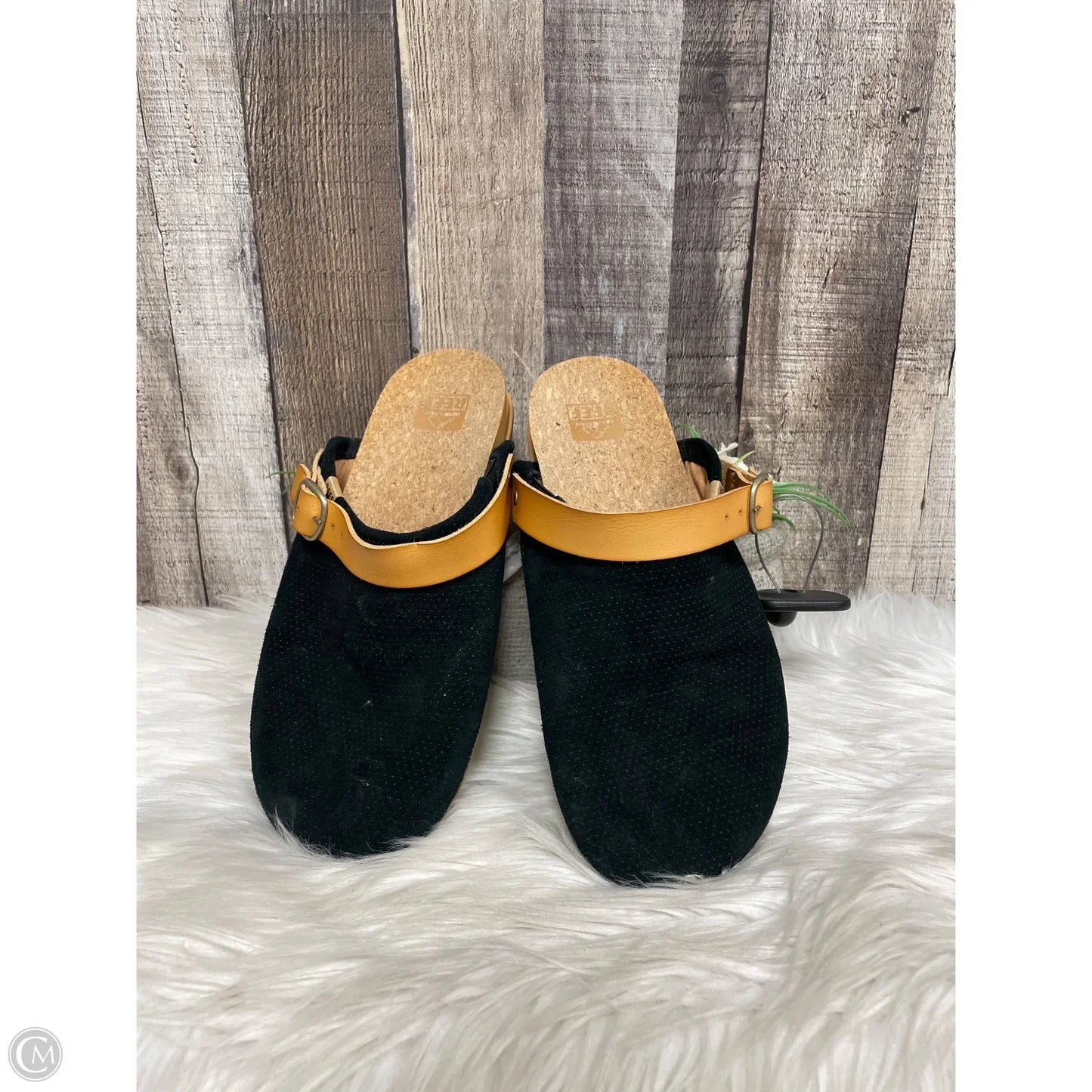 Shoes Flats By Reef In Black, Size: 9